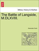 The Battle of Langside, M.DLXVIII. - Scott, Alexander