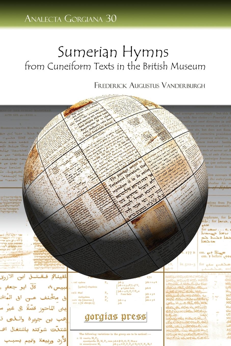 Sumerian Hymns from Cuneiform Texts in the British Museum - Vanderburgh, Frederick Augustus