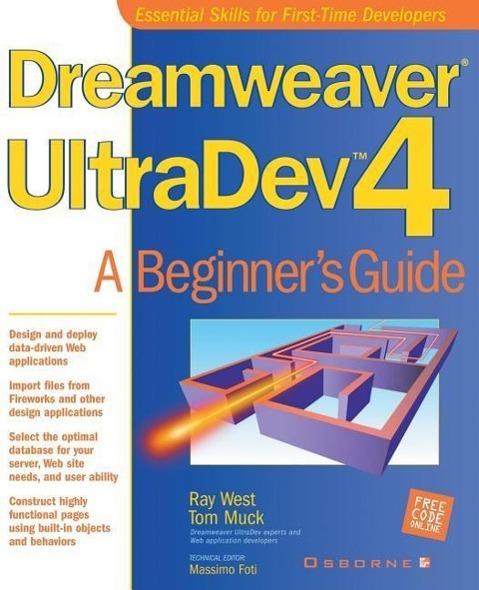 Dreamweaver UltraDev 4: A Beginner\\'s Guid - West, Ray|Muck, Tom