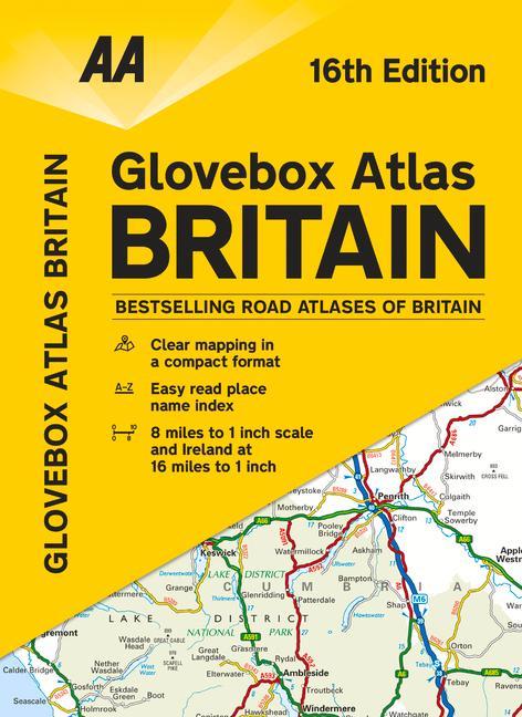 AA Glovebox Atlas Britain - AA Publishing