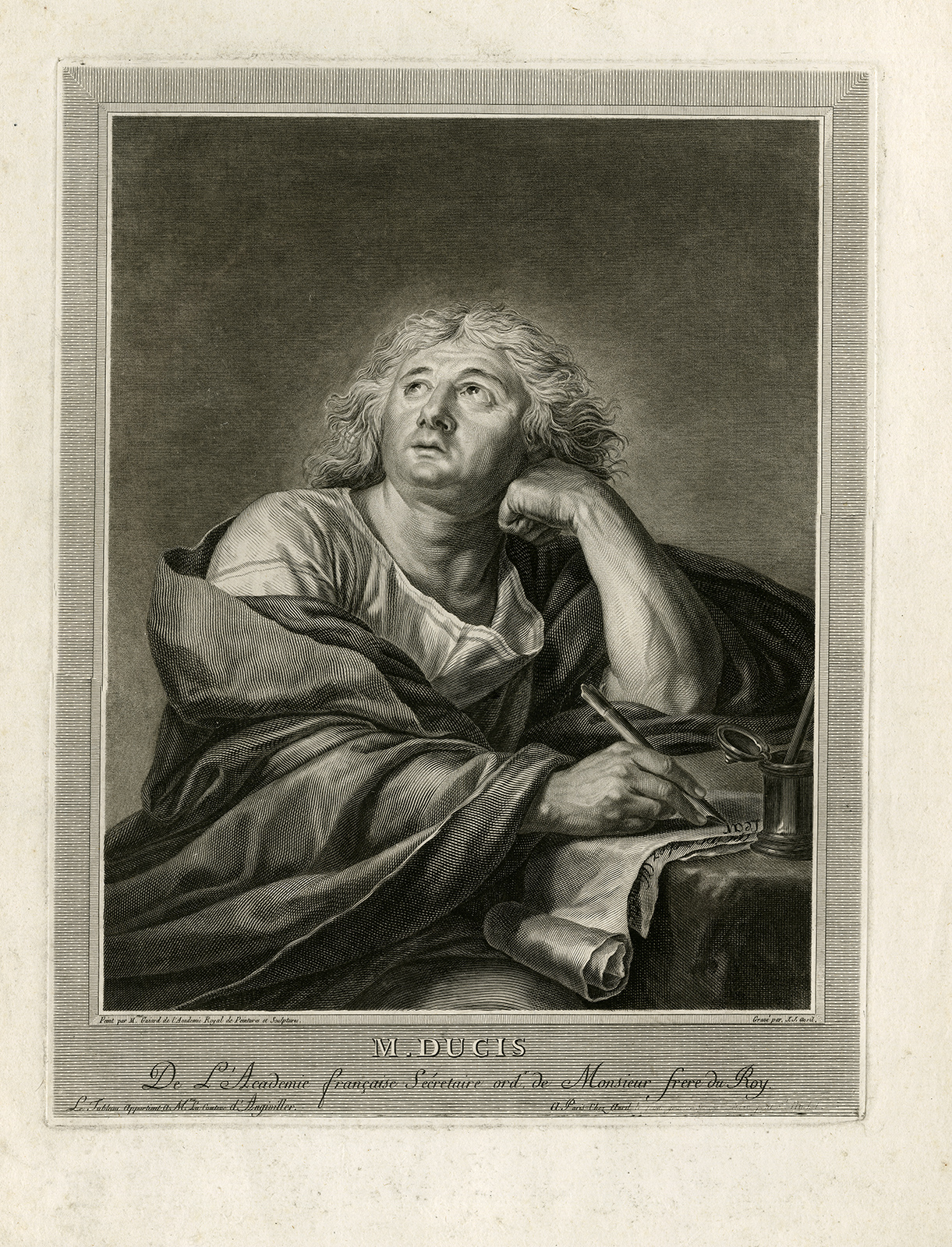 Antique Master Print-SHAKESPEARE-JEAN FRANCIS DUCIS-Labelle-Guiard-Avril-ca.1800 [Good]