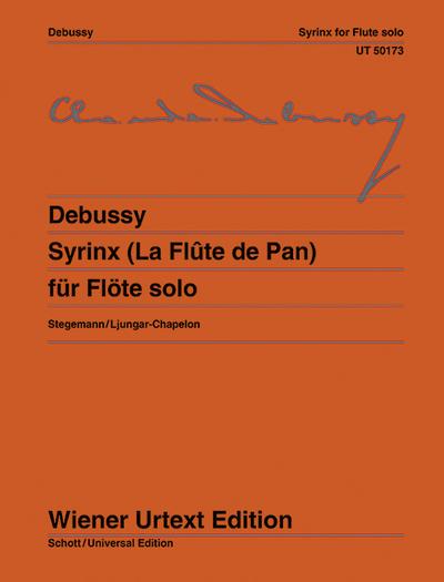 Syrinx (La Flûte de Pan) : Nach einem zeitgenössischen Manuskript. Flöte. - Anders Ljungar-Chapelon