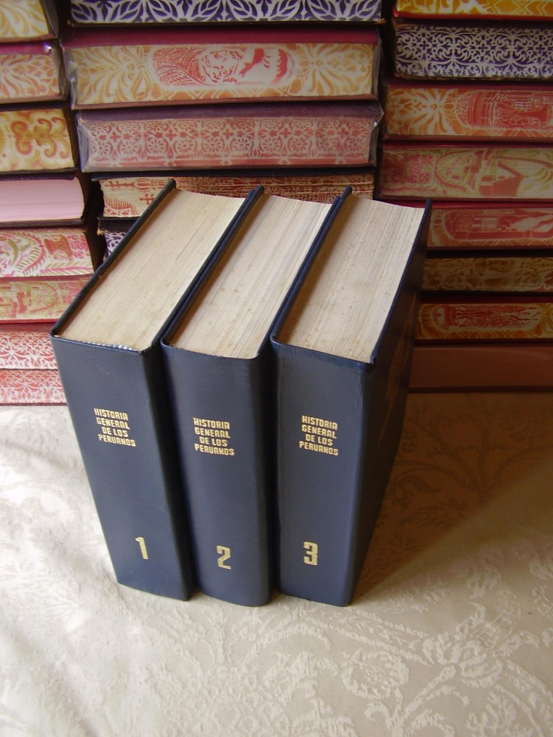 HISTORIA GENERAL DE LOS PERUANOS . ( 3 Vols.) Vol I : El