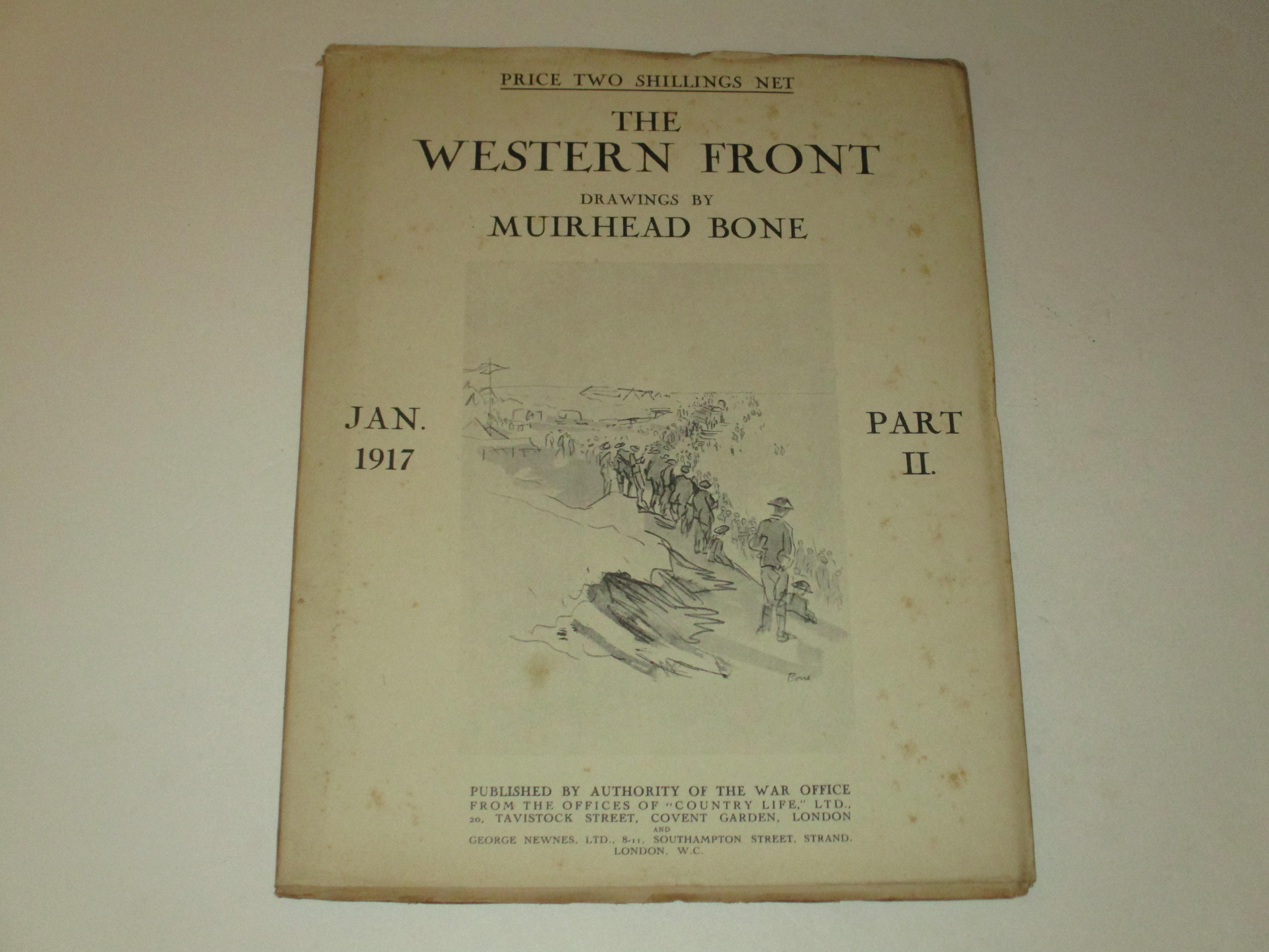 The Western Front, Drawings by Muirhead Bone - Part l thru V (Dec. 1916 ...