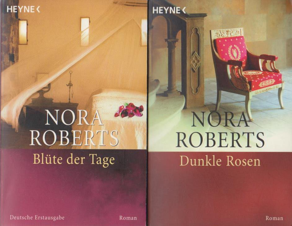 Die Garten-Eden-Trilogie. (3 Bände) Blüte der Tage. Dunkle Rosen. Rote Lilien. - Roberts, Nora