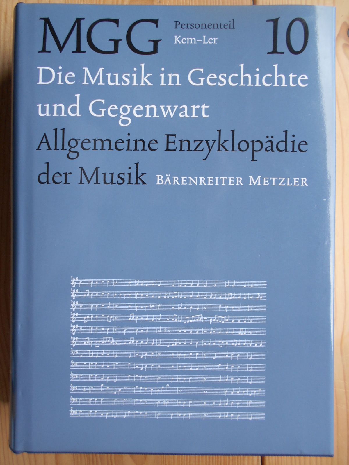 Die Musik in Geschichte und Gegenwart; Teil: Personenteil. 10., Kem - Ler Allgemeine Enzyklopädie der Musik begründet von Friedrich Blume - Finscher, Ludwig (Hrsg.)