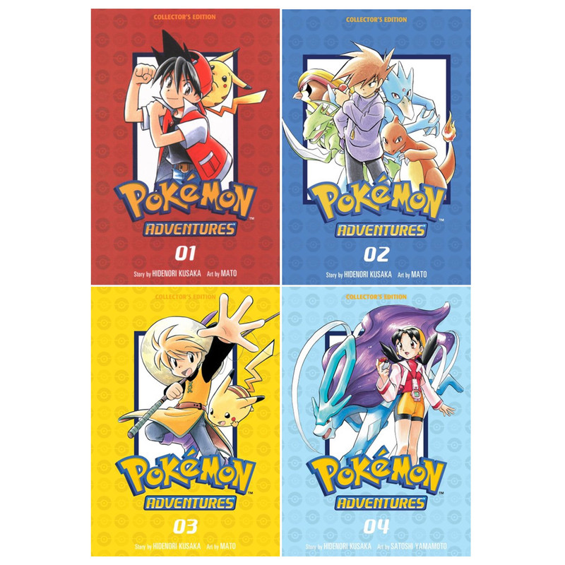 MANGA Pokemon Adventures COLLECTOR'S EDITION 1-4 TP da Mato: New Trade  Paperback