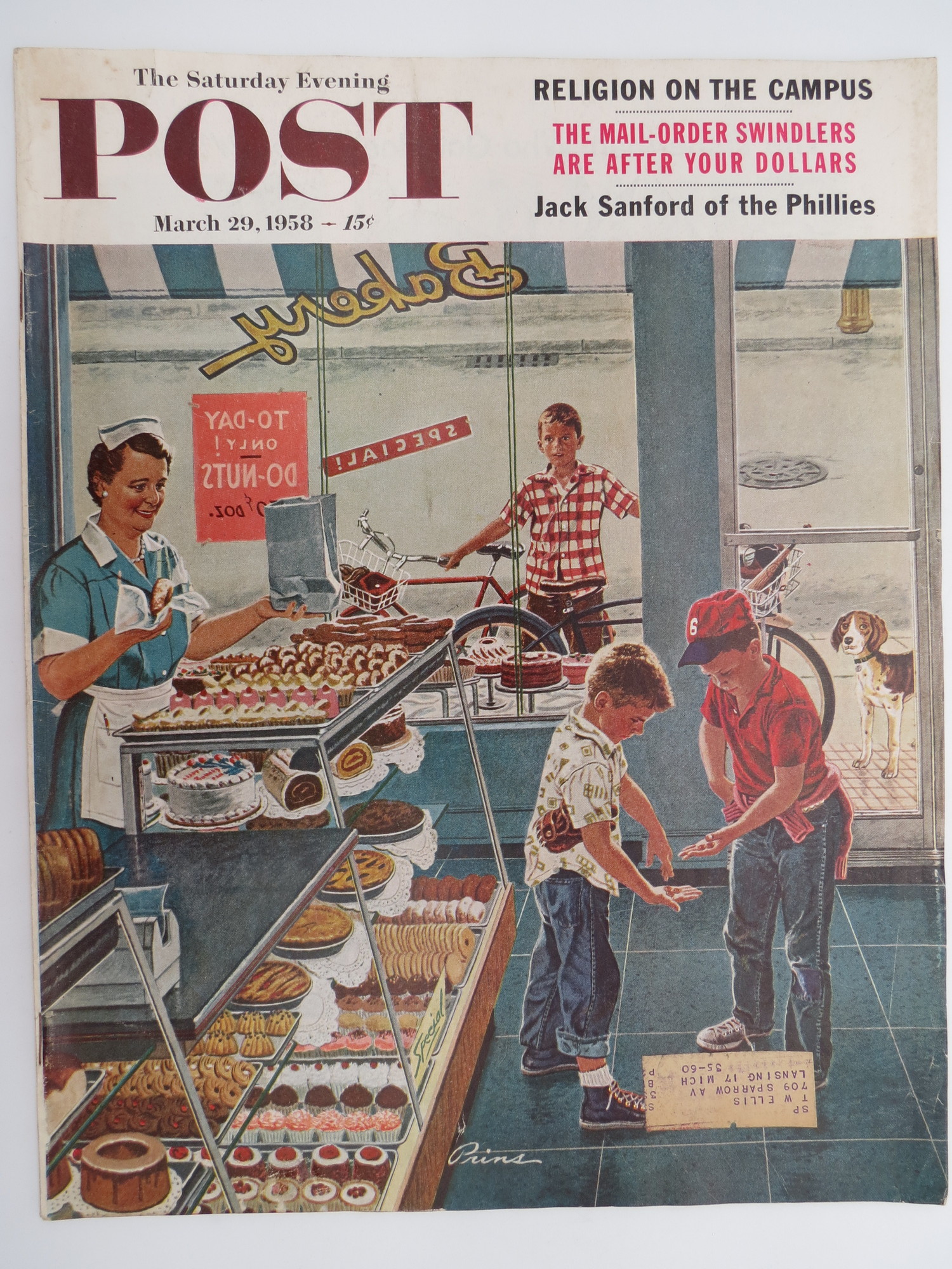 THE SATURDAY EVENING POST MAGAZINE MARCH 29, 1958 by The Saturday Evening Post Magazine (1958