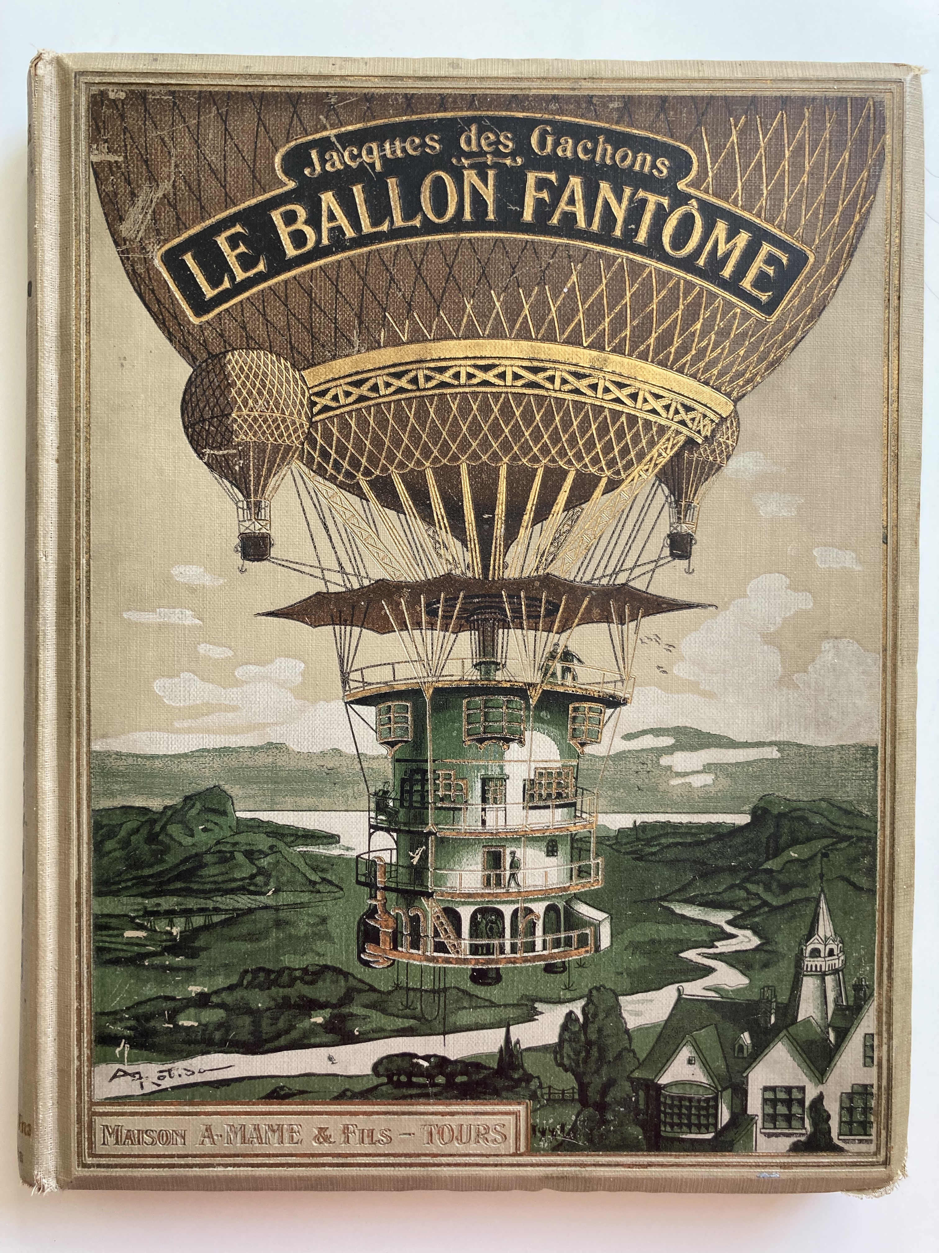 ROBIDA]. Jacques DES GACHONS. Le ballon fantôme. Tours,…