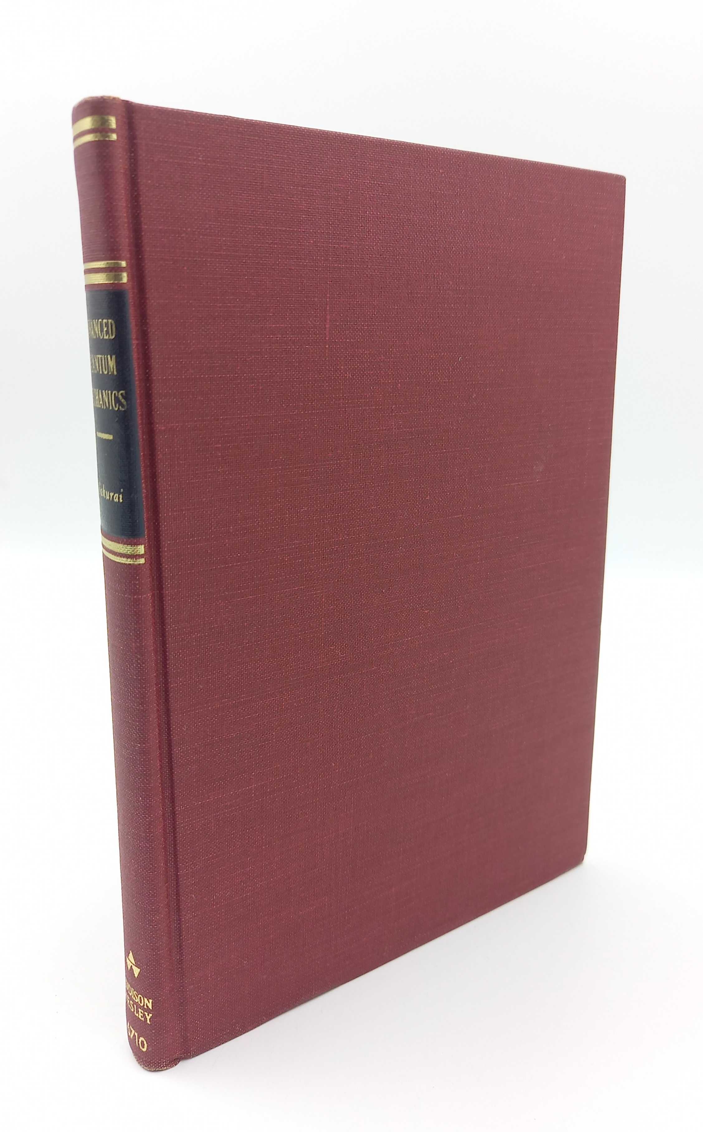 Advanced quantum mechanics by sakurai j j 1967 antiquariat smock
