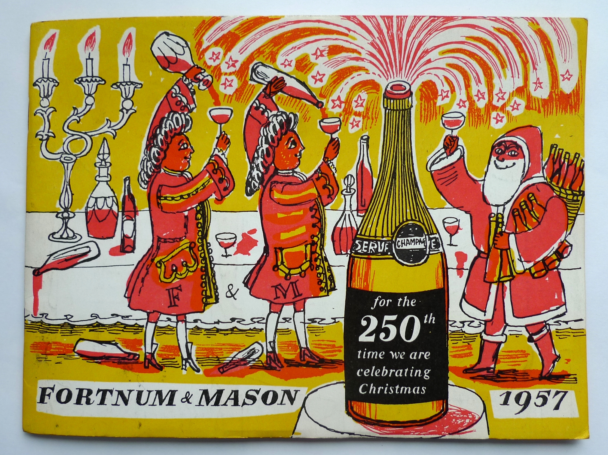 Fortnum and Mason. For the 250th time we are celebrating ChristmasChristmas 1957. BAWDEN, EDWARD. [Very Good] [Softcover]