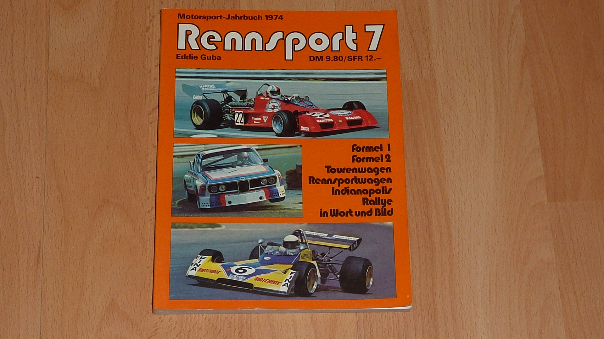 Motorsport Jahrbuch 1974 : Rennsport 7. - Eddie Guba