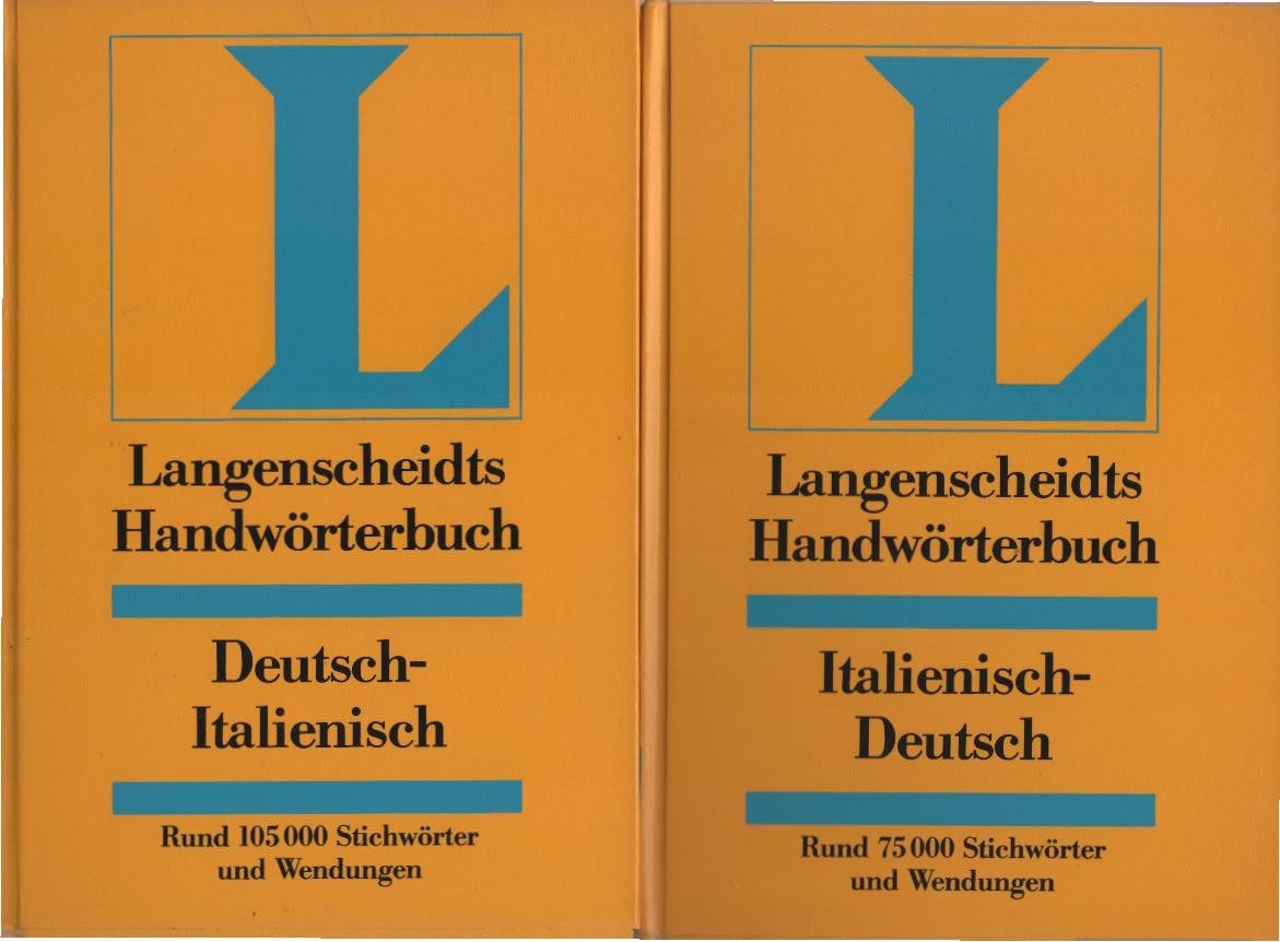 Langenscheidts Handwörterbuch Italienisch. 2 Bände. Band 1., Italienisch - Deutsch ; Band 2., Deutsch - Italienisch / Langenscheidts Handwörterbücher - Giovannelli, Paolo und Walter Frenzel