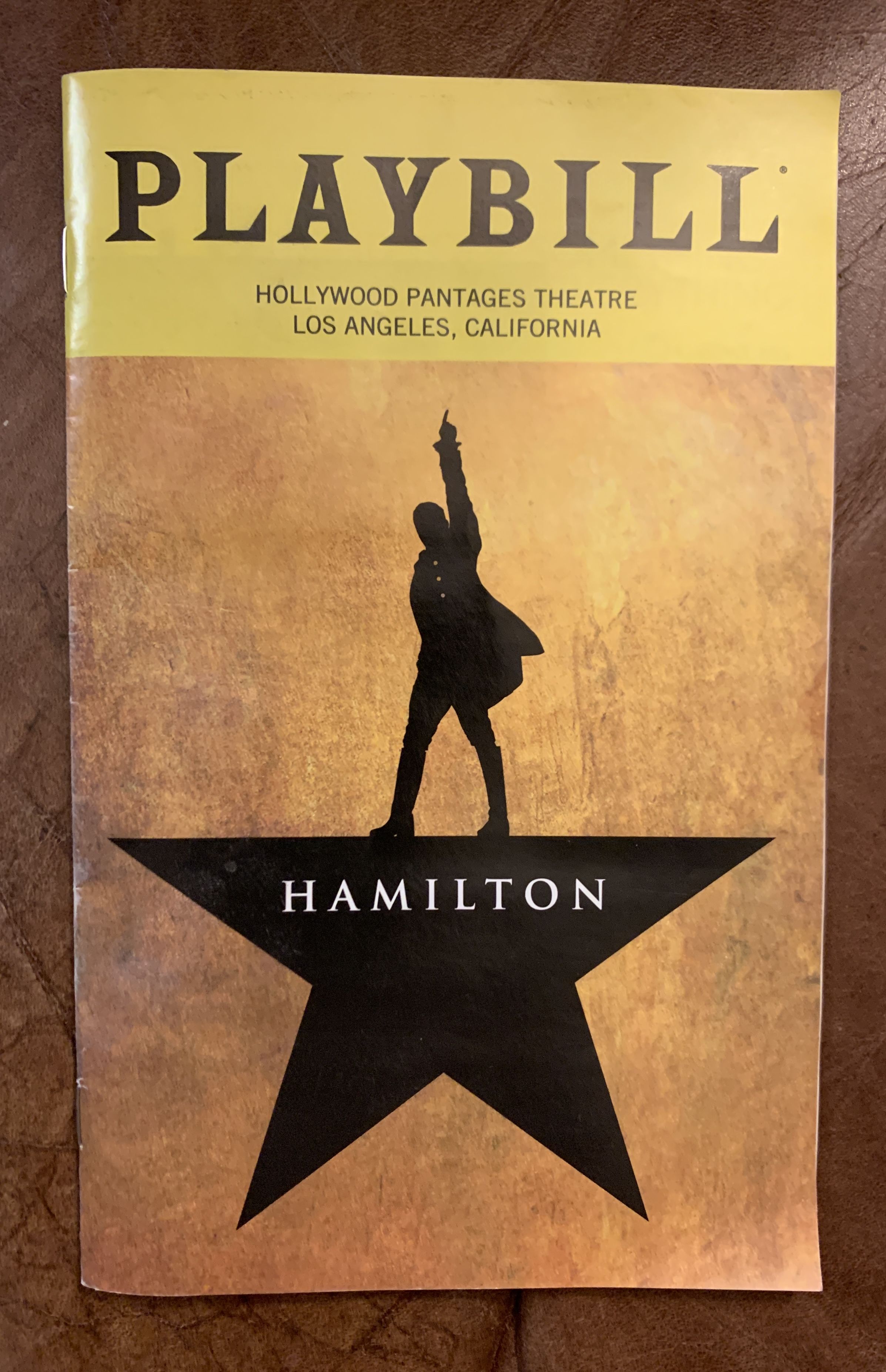 Hamilton Playbill Hollywood Pantages Theatre Los Angeles California by Hollywood Pantages Theatre February 9 27 2022 Very Good Paperback Three Geese in Flight Celtic Books