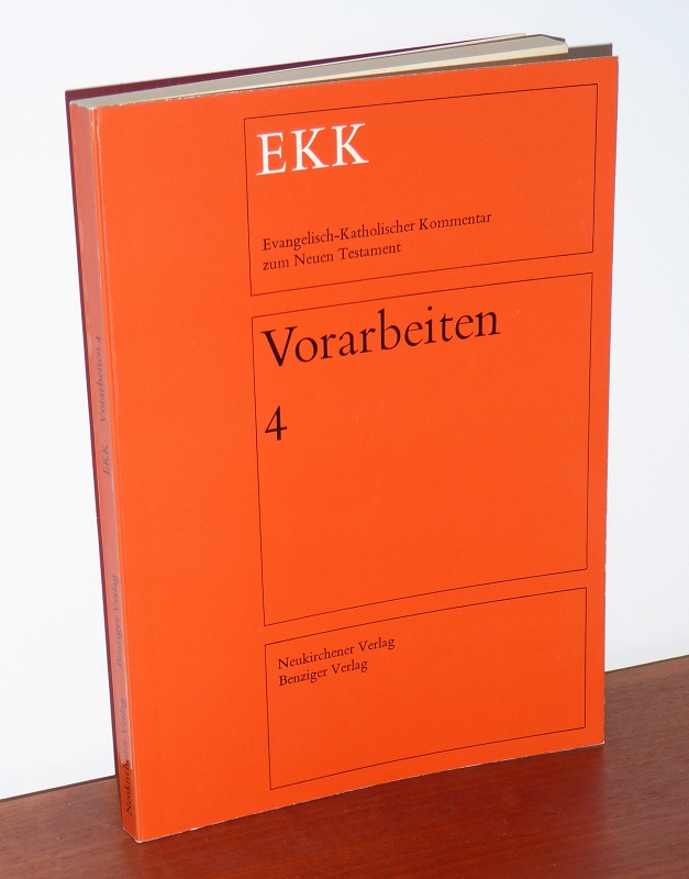 EKK, Evangelisch-Katholischer Kommentar zum Neuen Testament: Vorarbeiten 4. - Stuhlmacher, Peter u.a.