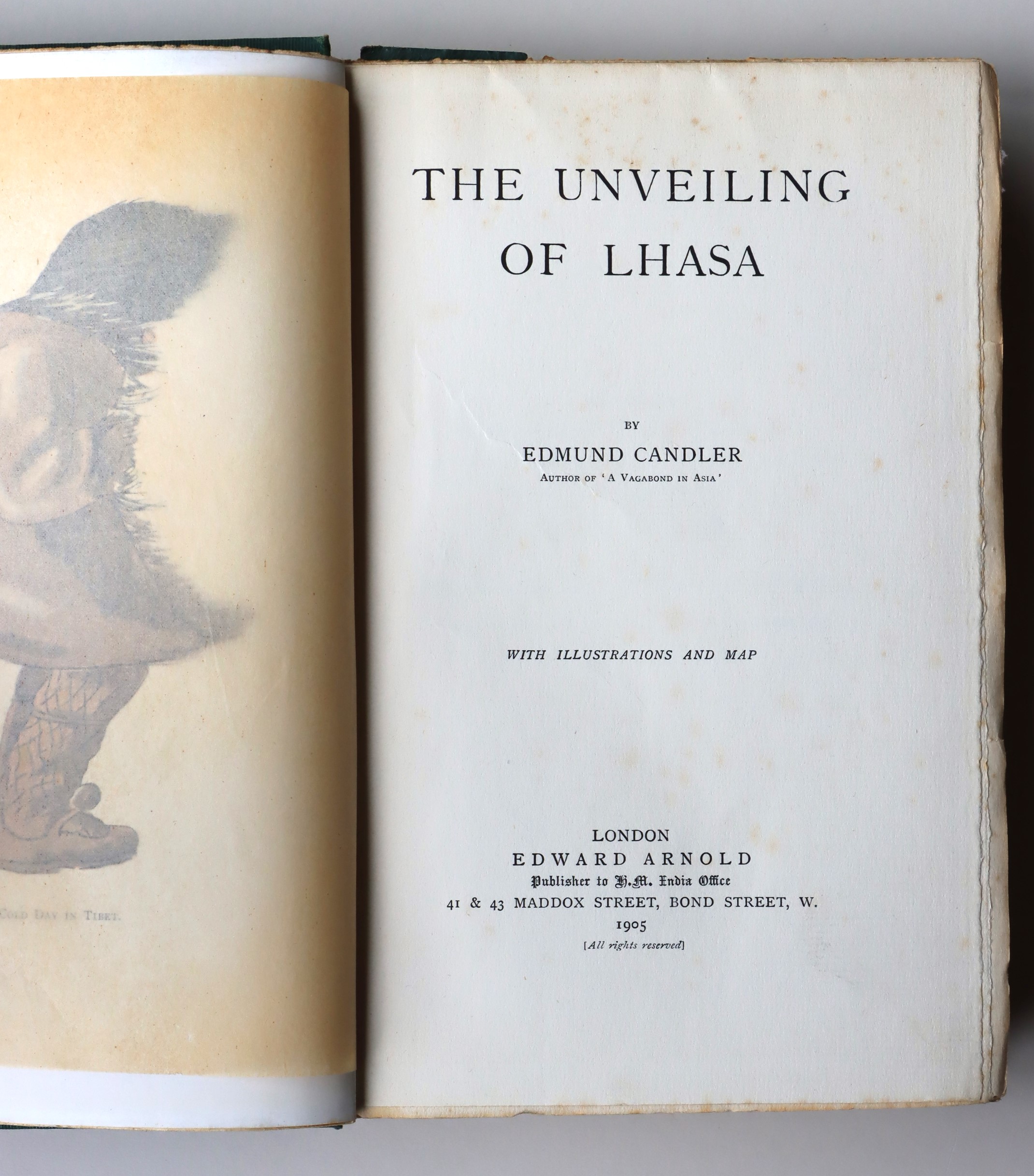 The Unveiling of Lhasa by Edmund Candler: Good Hardcover (1905) 1st 