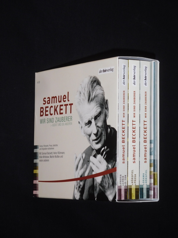 Samuel Beckett. Wir sind Zauberer. Godot und die anderen. 6 CDs und booklet im Schuber (cplt.). Drama, Hörspiele, Prosa, Gedichte und Original-Aufnahmen - Samuel Beckett