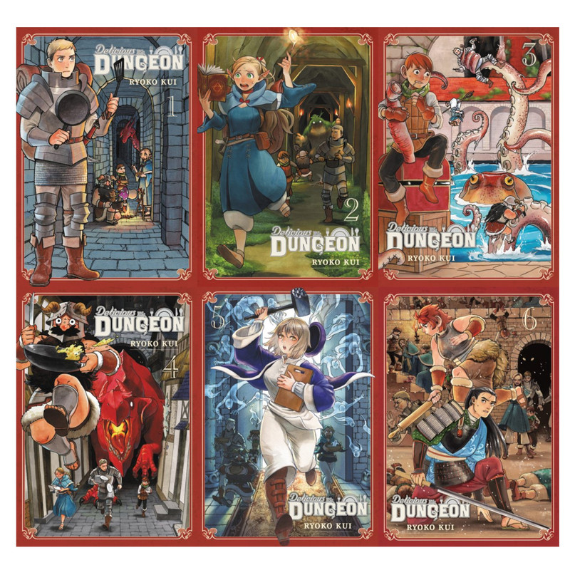 DELICIOUS IN DUNGEON Fantasy MANGA Series by Ryoko Kui Set DELICIOUS IN DUNGEON Fantasy MANGA Series by Ryoko Kui Set