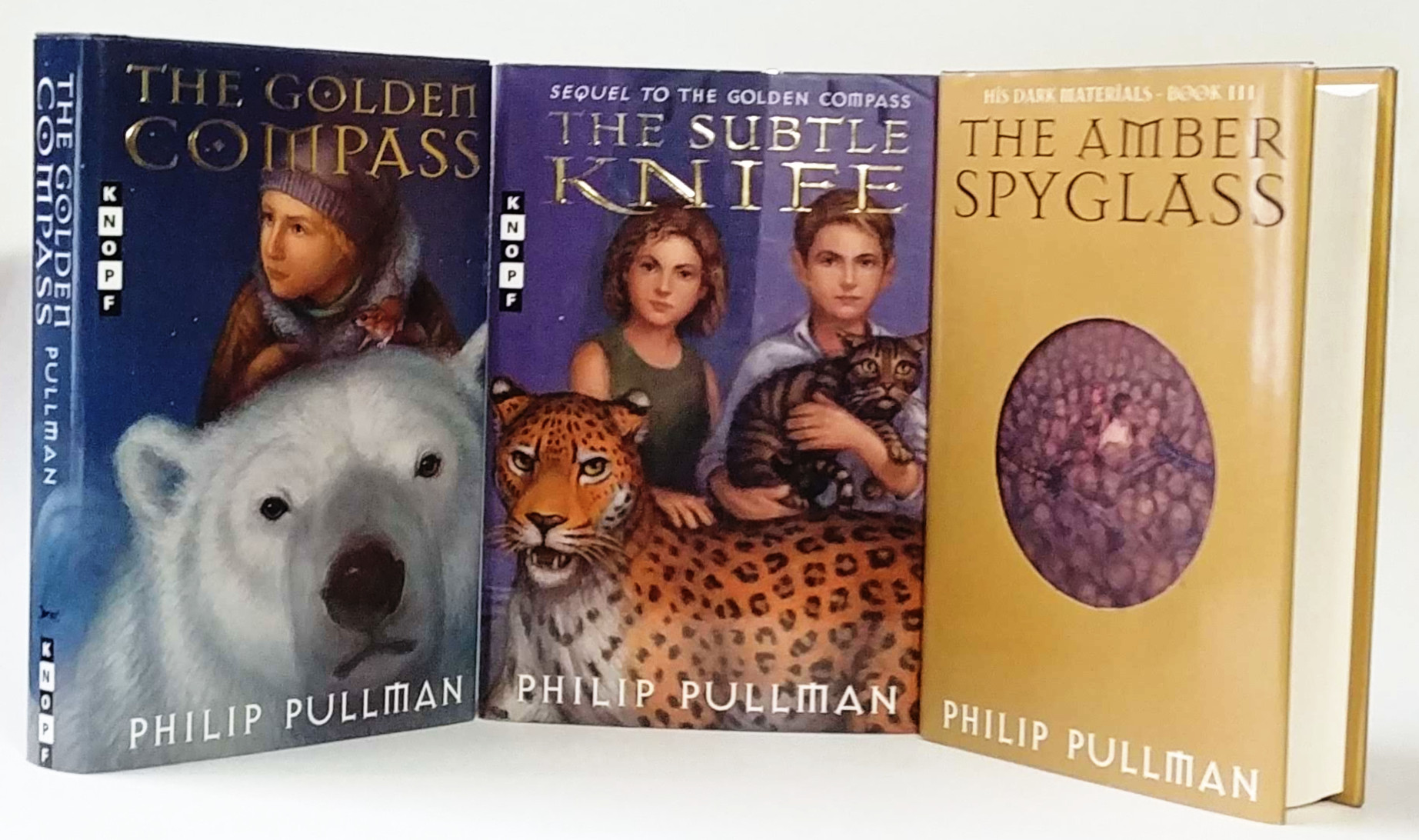 His Dark Materials Trilogy: Golden Compass, Subtle Knife and Amber Spyglass - Pullman, Philip
