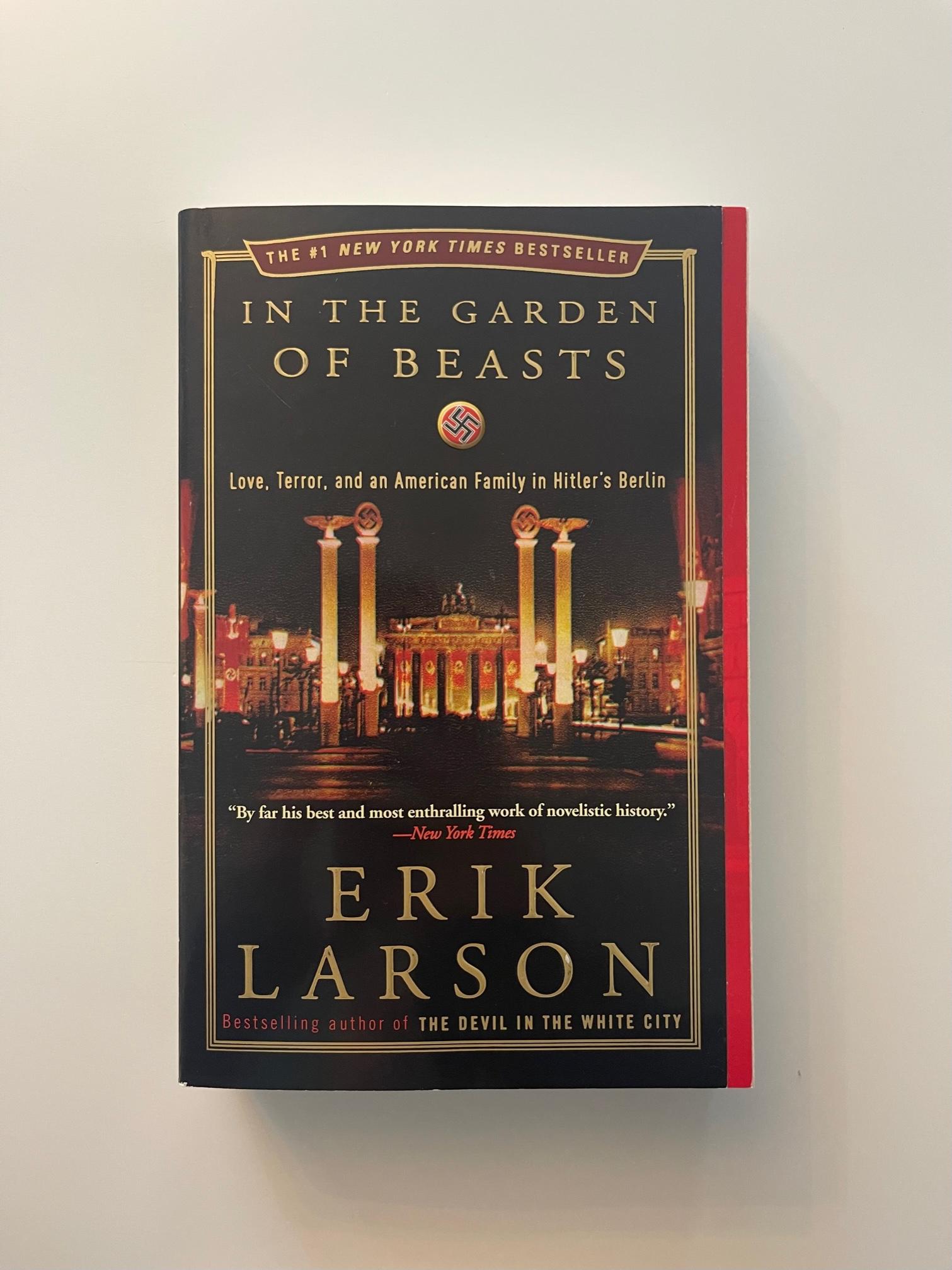 Terror,　by　Soft　Beasts:　Used　(2011)　American　Erik　In　of　the　Garden　Whitmore　an　Edition　Love,　s　Near　Family　Hitler　and　Larson:　in　Berlin　1st　Vintage　Fine　cover　Books