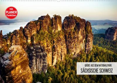 Grüße aus dem Nationalpark Sächsische Schweiz (Wandkalender 2023 DIN A2 quer) : Traumlandschaft Nationalpark Sächsische Schweiz (Geburtstagskalender, 14 Seiten ) - Dirk Meutzner