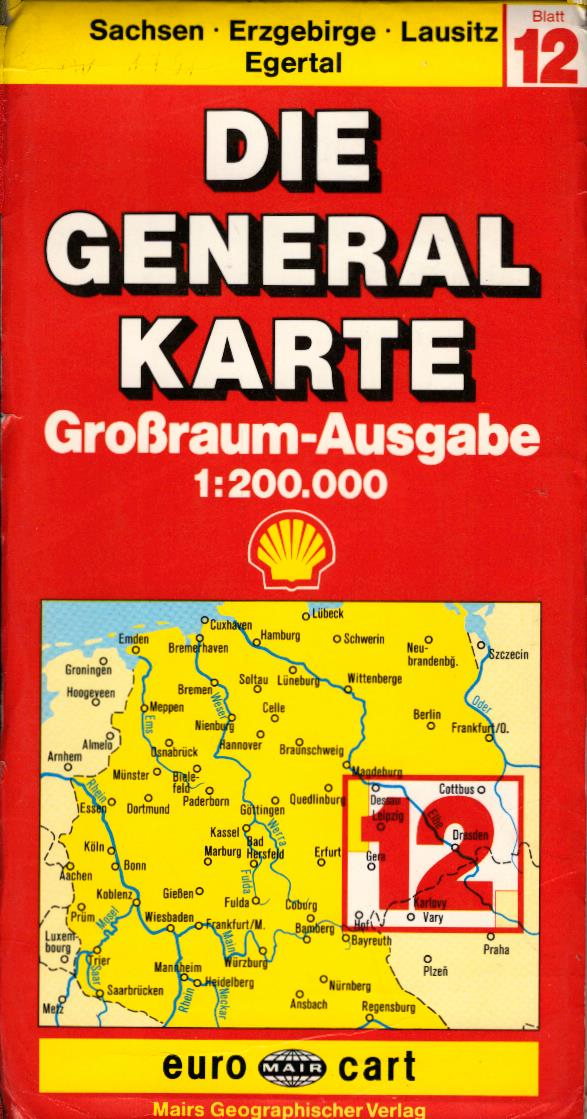 Deutschland; Teil: Bl. 12., Sachsen, Erzgebirge, Lausitz, Egertal