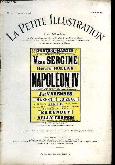 Maurice Rostand La petite illustration - nouvelle série n° 403 - Napoléon IV, pièce en ...