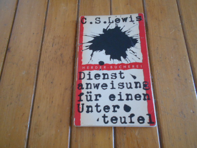 Dienstanweisung für einen Unterteufel. 2. AUFLAGE - Lewis, C. S.