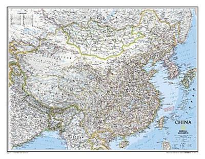 National Geographic China Wall Map - Classic (30.25 X 23.5 In) - National Geographic Maps