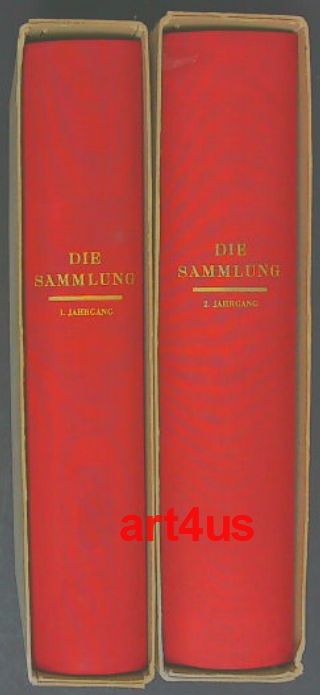 Die Sammlung (2 Bände) ; Literarische Monatsschrift Jahrgang I 1934 und Jahrgang II 1935 ; - Mann, Klaus