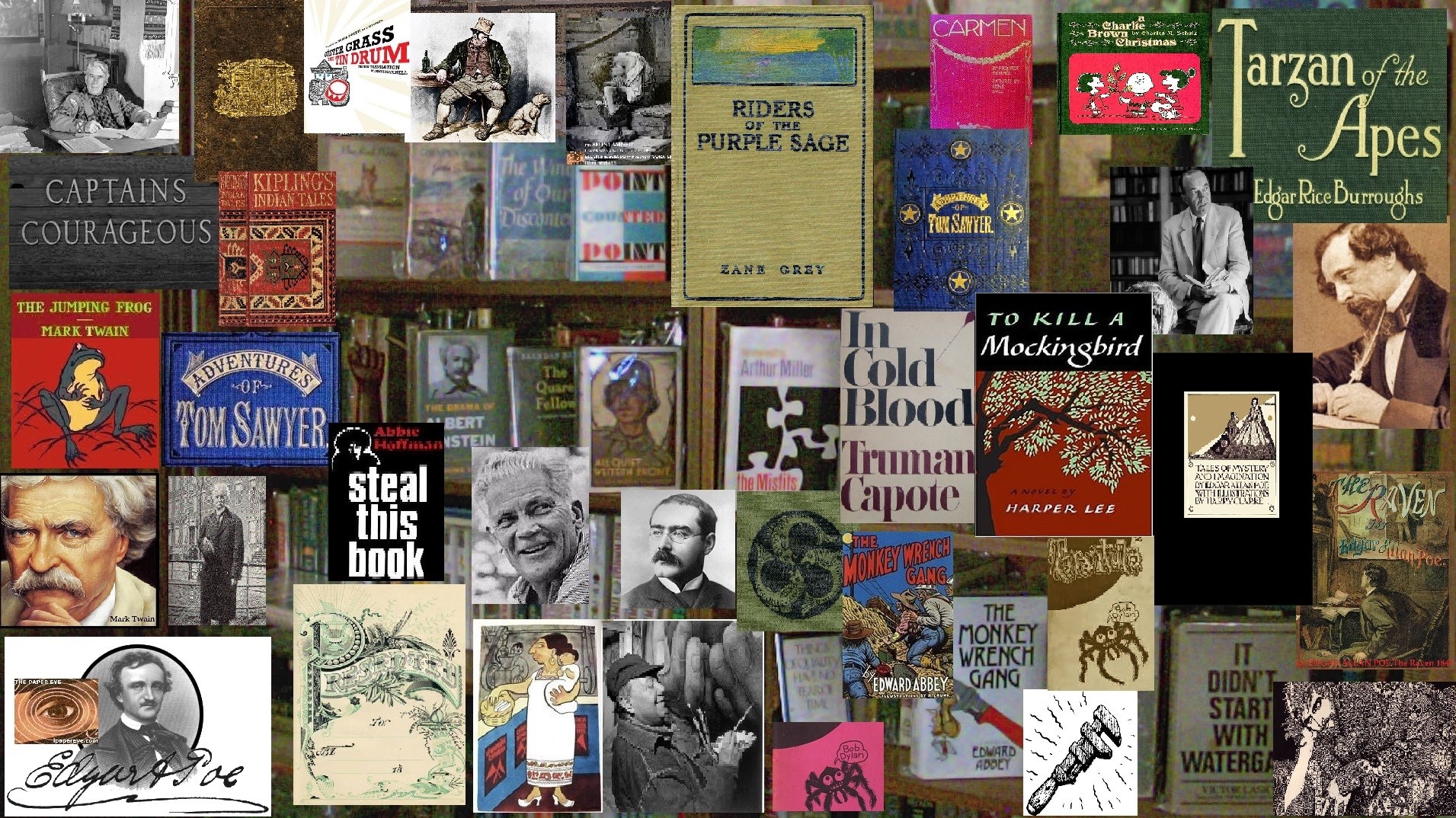 Classic Book Cover Collage II