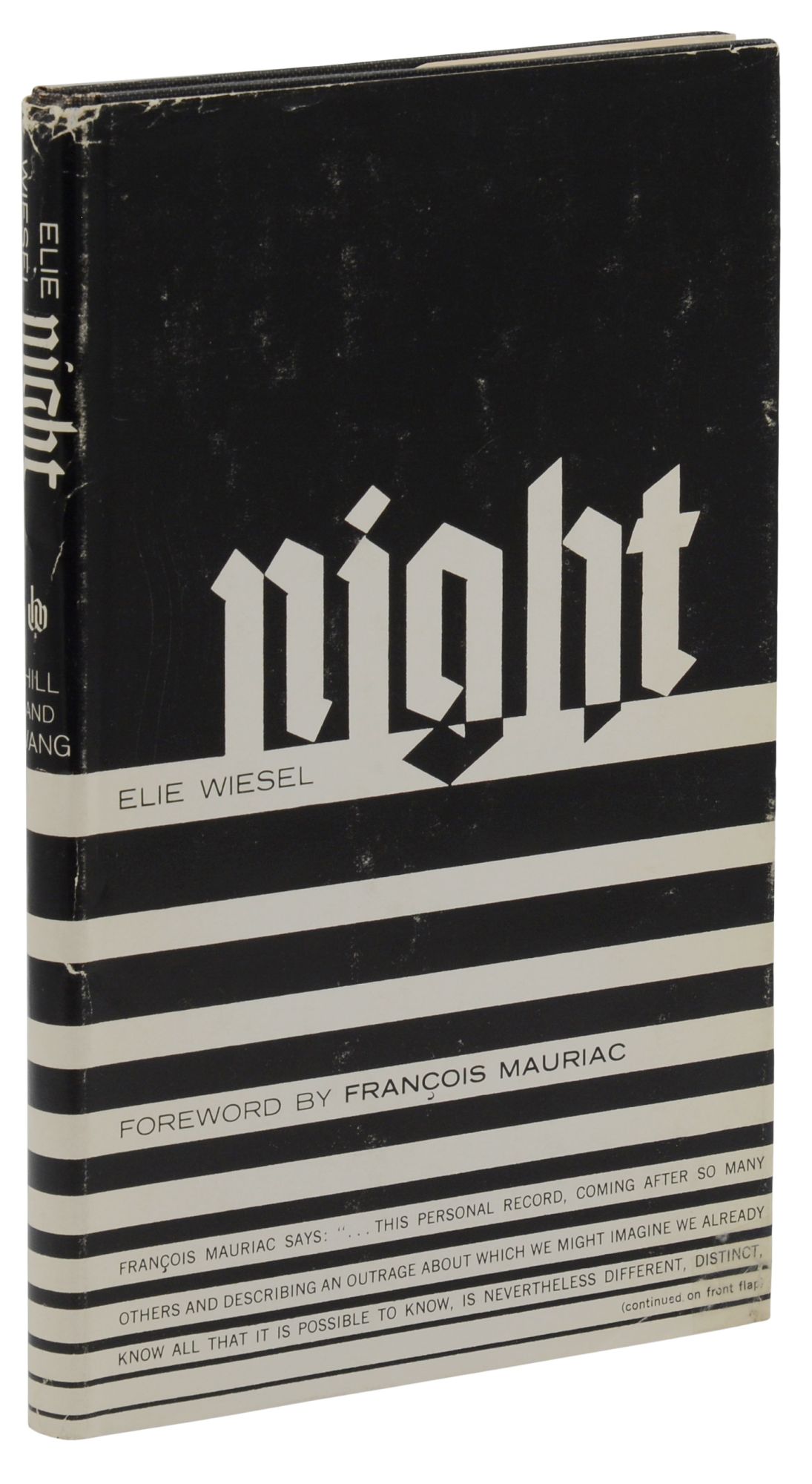 Night von Wiesel, Elie: Near Fine (1960) First Edition. | Burnside Rare ...