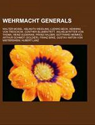 Wehrmacht generals - Source
