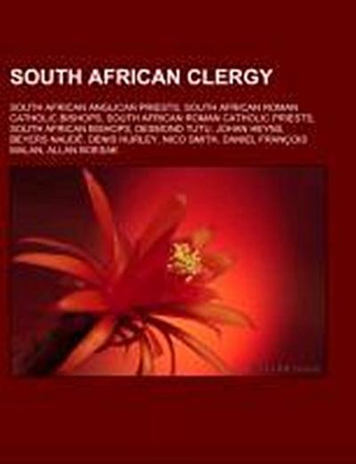 South African clergy : South African Anglican priests, South African Roman Catholic bishops, South African Roman Catholic priests, South African bishops, Desmond Tutu, Johan Heyns, Beyers Naudé, Denis Hurley, Nico Smith, Daniel François Malan, Allan Boesak - Source