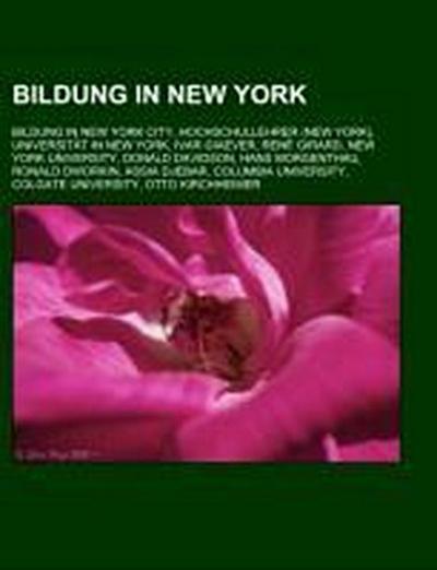 Bildung in New York : Bildung in New York City, Hochschullehrer (New York), Universität in New York, Ivar Giaever, René Girard, New York University, Donald Davidson, Hans Morgenthau, Ronald Dworkin, Assia Djebar, Columbia University, Colgate University - Quelle