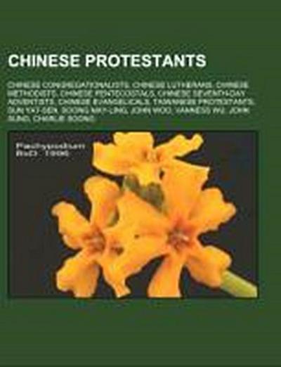 Chinese Protestants : Chinese Congregationalists, Chinese Lutherans, Chinese Methodists, Chinese Pentecostals, Chinese Seventh-day Adventists, Chinese evangelicals, Taiwanese Protestants, Sun Yat-sen, Soong May-ling, John Woo, Vanness Wu, John Sung - Source