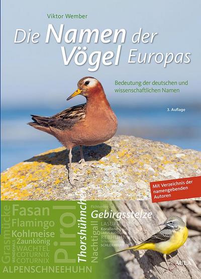 Die Namen der Vögel Europas - Viktor Wember