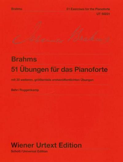 51 Übungen für das Pianoforte - Johannes Brahms