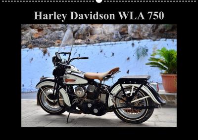 Harley Davidson WLA 750 (Wandkalender 2023 DIN A2 quer) : Alte Liebe rostet doch (Monatskalender, 14 Seiten ) - Ingo Laue