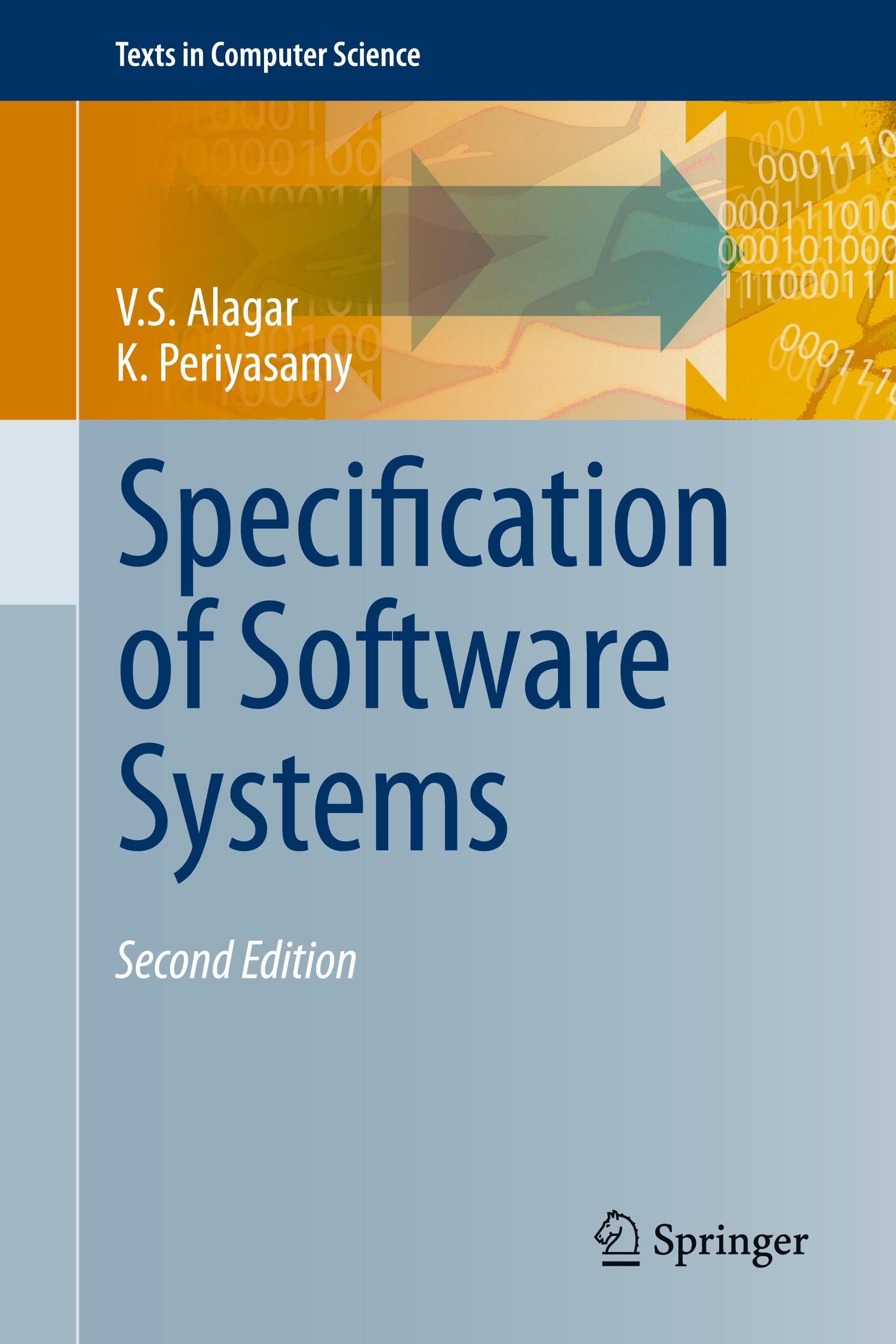 Specification of Software Systems - V.S. Alagar|K. Periyasamy