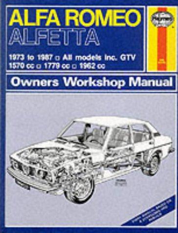 Alfa Romeo Alfetta All Models 1973-87 Owner's Workshop Manual (Service & repair manuals) - Strasman, Peter G.