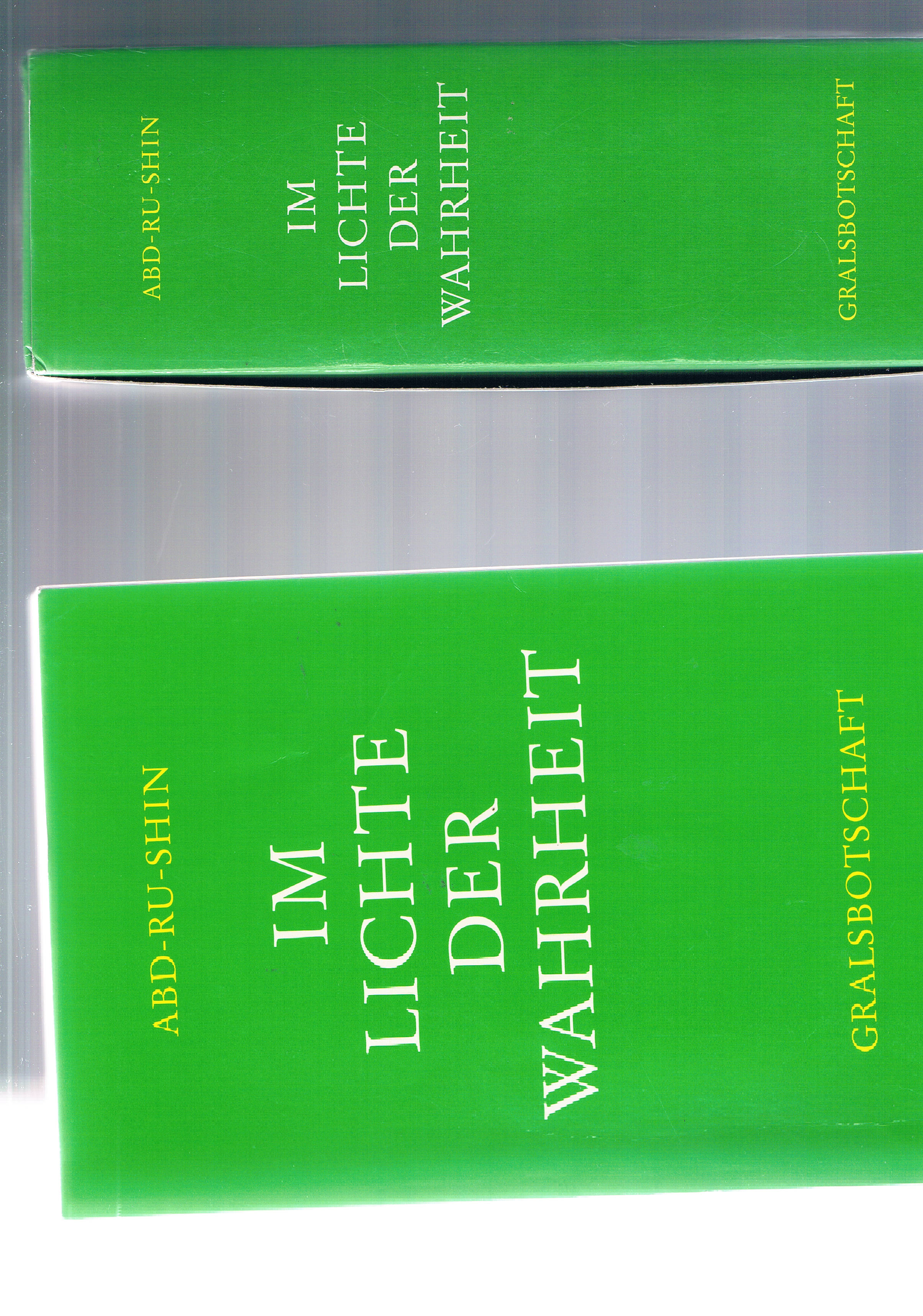 Im Lichte der Wahrheit Gralsbotschaft 3 Bände einzige autorisierte Ausgabe by AbuRuShin