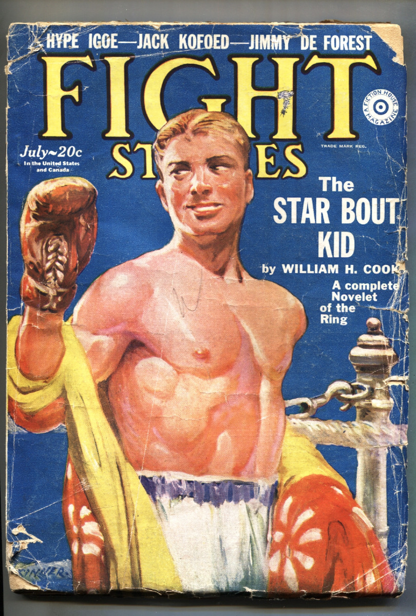 Fight Stories 7/1930-Thomas Skinner boxing cover-Robert E. Howard-Pulp  magazine: (1930) Magazine&nbsp;/&nbsp;Periodical | DTA Collectibles