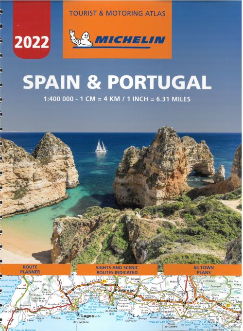 Michelin Tourist & Motoring Atlas Spain & Portugal 2022 - Michelin