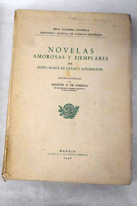 Exemplary Tales of Love and Tales of Disillusion by María de Zayas Sotomayor Exemplary Tales of Love and Tales of Disillusion by María de Zayas Sotomayor