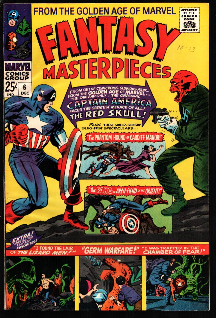 Fantasy Masterpieces #6 1966-Marvel-Reprints Captain America vs The Red  Skull by Jack Kirby-VF: (1966) Comic | DTA Collectibles