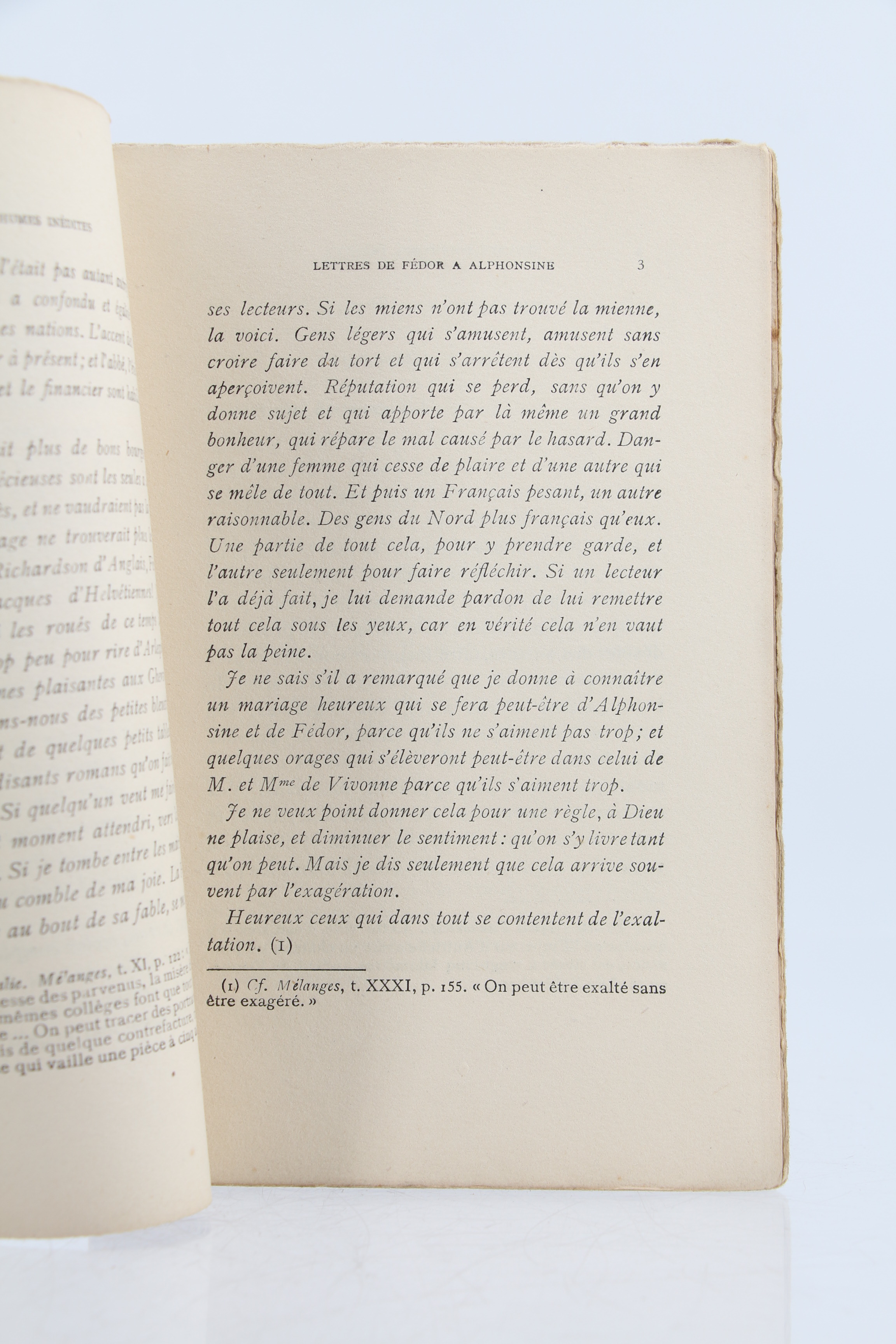 Lettres de Fédor à Alphonsine by LIGNE Charles Joseph, Prince de ...