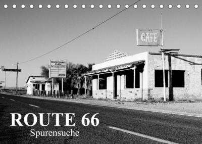 Route 66 (Tischkalender 2023 DIN A5 quer) : Spurensuche (Monatskalender, 14 Seiten ) - Ellen Und Udo Klinkel