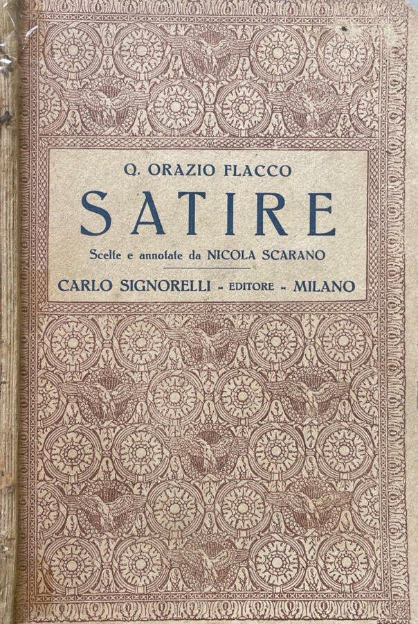 Satire - Q. Orazio Flacco