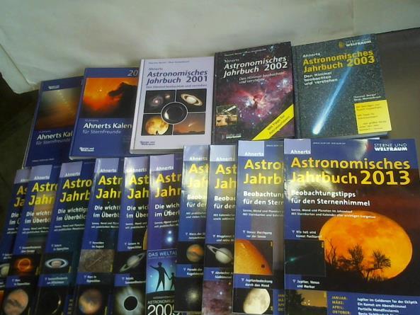 15 Bände by Ahnerts Kalender für Sternenfreunde/ Ahnerts Astronomisches Jahrbuch  Celler 